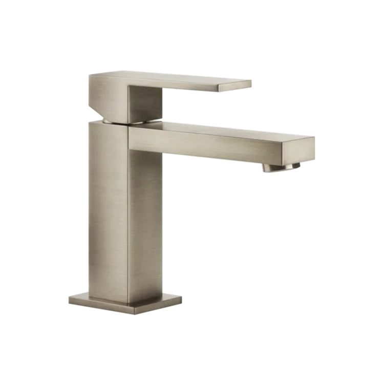 Gessi Waschtischmischer H. 15 cm, ohne Ablauf, mit Anschlussflexschläuchen, Finox RETTANGOLO 20002#149