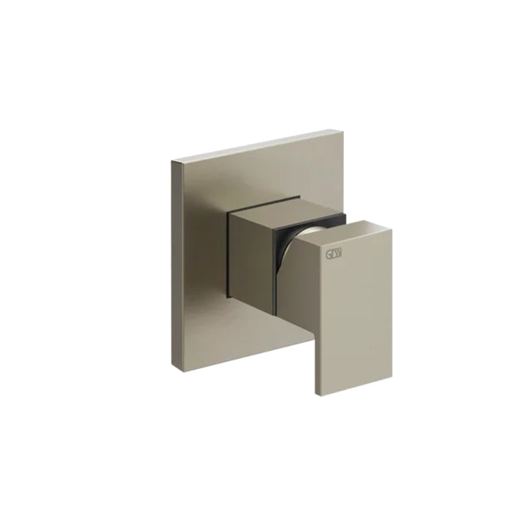 Gessi Wandmischer mit 1 Ausgang, Finox-Finish RETTANGOLO 20119#149