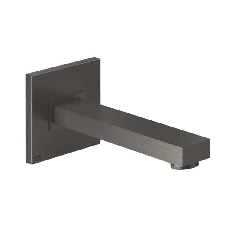 Gessi Wannenrand-Wandarmatur, Oberfläche Black Metal Brushed PVD RETTANGOLO K 20120#707