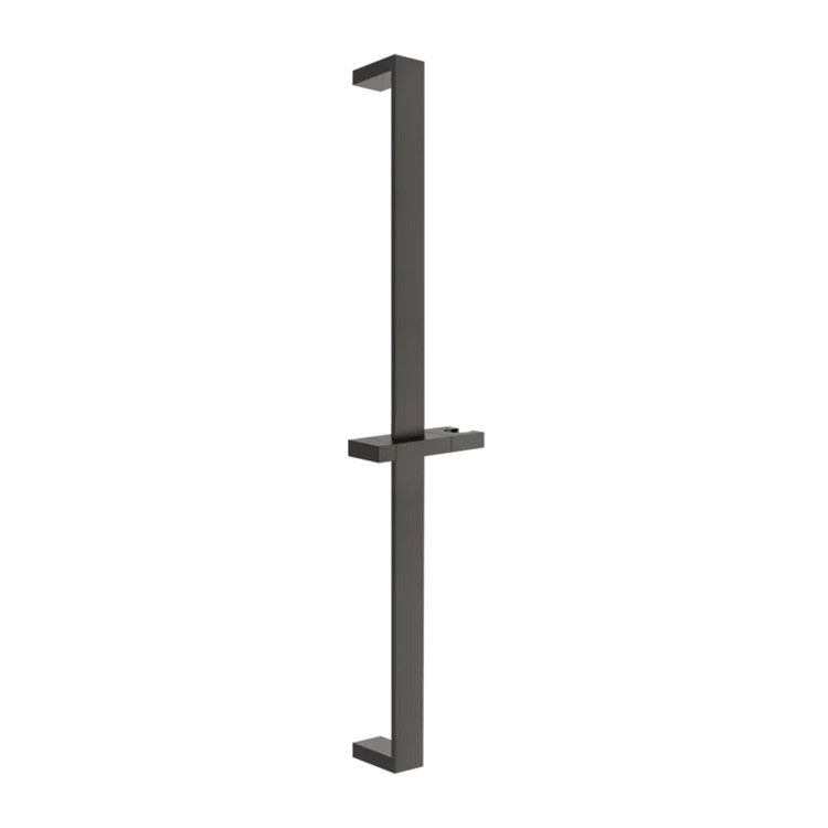 Gessi Rechteck Stange höhenverstellbar, schwarzmetall gebürstet PVD-Finish RETTANGOLO 20144#707