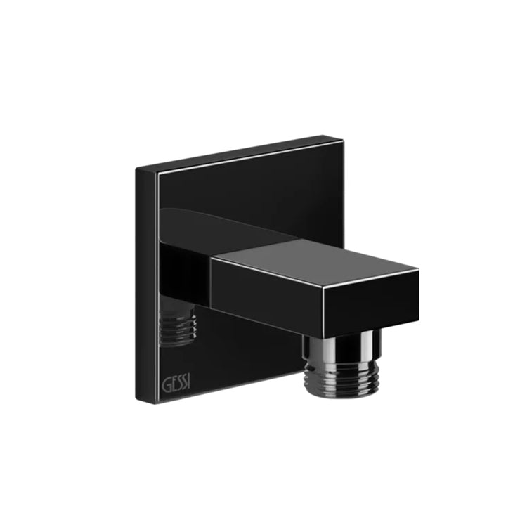 Gessi Wasseranschluss, Oberfläche schwarzes Metall PVD SHOWER 20169#706