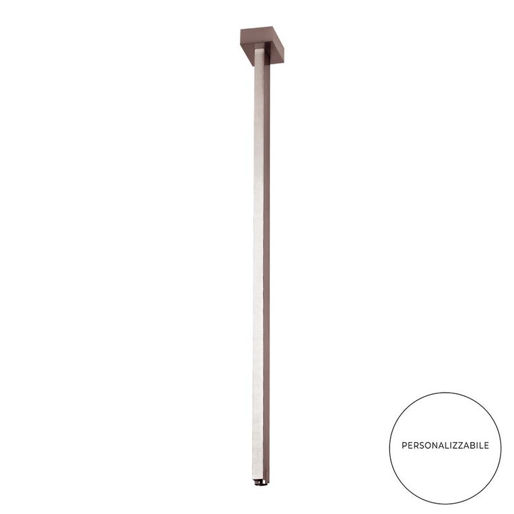 Gessi Rechteckige Decke-Boden Duschkopf, Höhe anpassbar, Chromoberfläche RETTANGOLO 20199#031