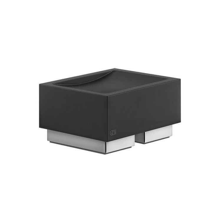 Gessi Seifenablage schwarz, Chromoberfläche Accessories 20826#031