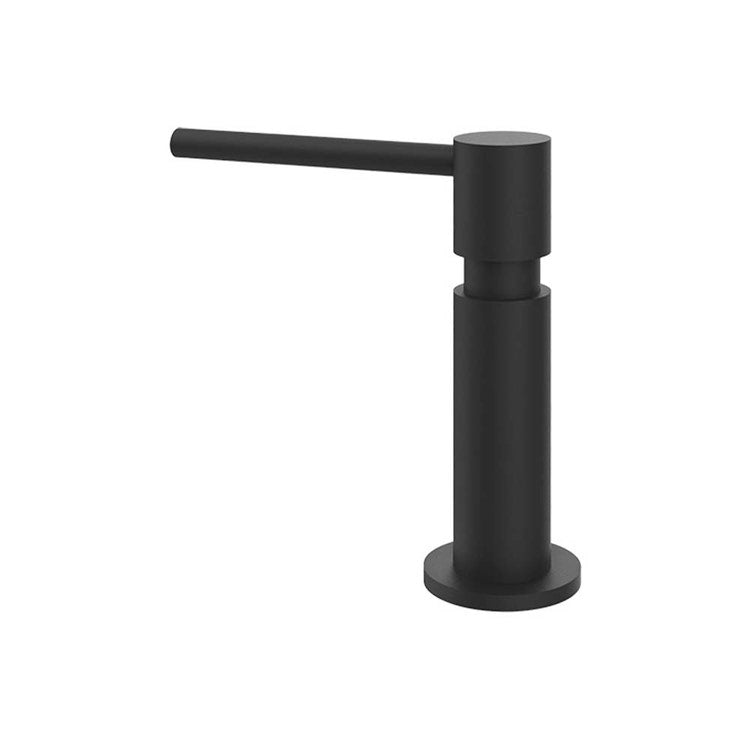 Gessi Spender für Seife zum Aufstellen, mit Oberladung, schwarze Farbe, matte Oberfläche 29651#299