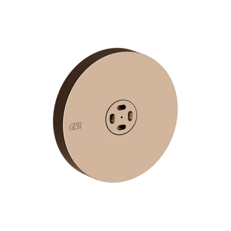 Gessi Seitenbrause mit Nebelstrahl, PVD-Copper-Oberfläche WELLNESS 32977#030