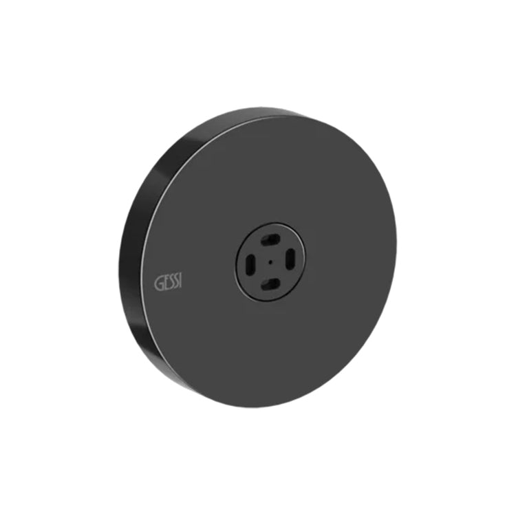 Gessi Seitliche Brause mit Nebeldüse, PVD-Metallic-Black-Finish WELLNESS 32977#706
