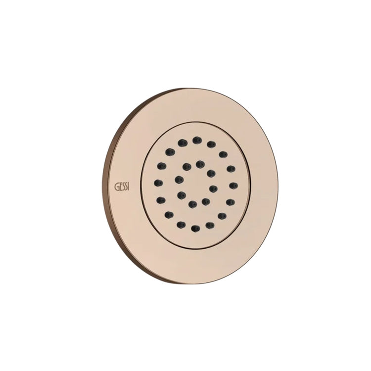Gessi Außenbereiche für einseitig schwenkbare Einbau-Duschkopf, PVD Copper-Finish WELLNESS 32982#030