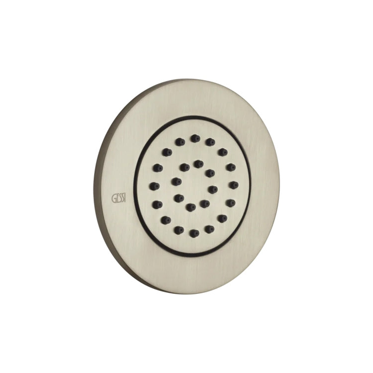 Gessi Außenpartien für ein einstellbares seitliches Einbauduschkopf, Finox-Finish WELLNESS 32982#149