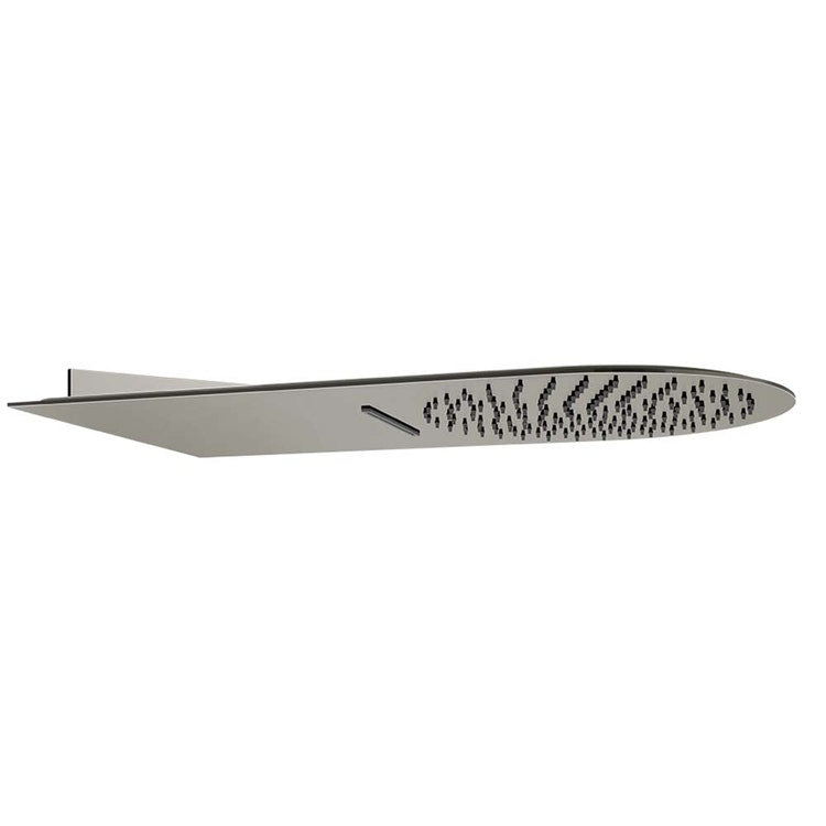 Gessi Mehrfunktions-Wandssystem 300 mit Regen-/Wasserfallfunktionen, Mirror Steel-Finish WELLNESS 33073#238