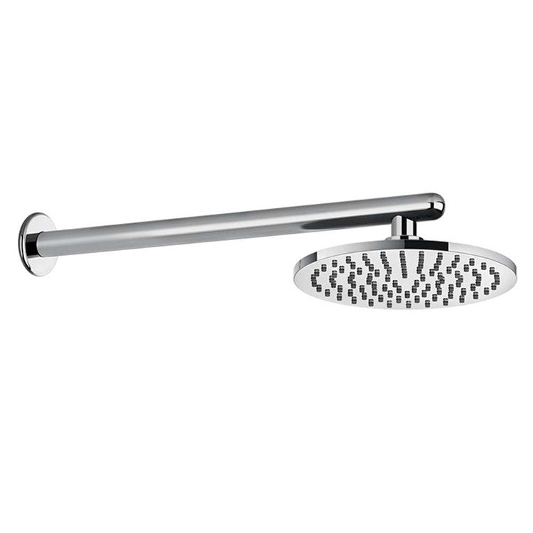 Gessi Anti-Kalk-Duschkopf, wandmontierbar, schwenkbar, Ø 20,2 cm, Chromoberfläche GOCCIA 33655#031