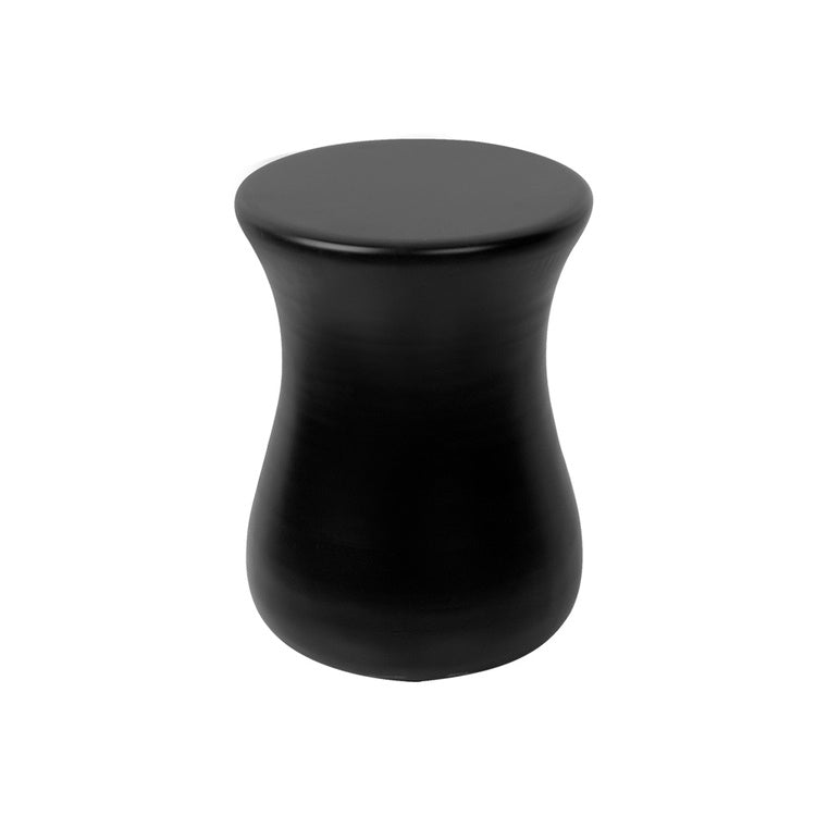 Gessi Pouf aus Gres, Farbe mattes Schwarz Keramik GOCCIA Accessories 38182#532