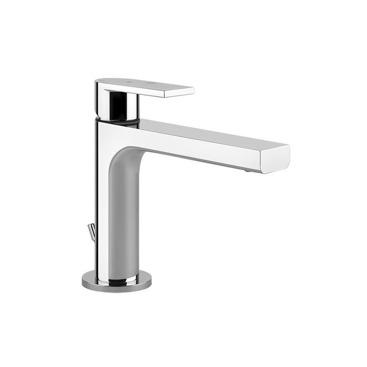 Gessi Waschbeckenmischer H. 15 cm, mit Ablauf und Anschlussflexschläuchen, mit Energieeinsparung, Chromoberfläche MANZONI 38602#031