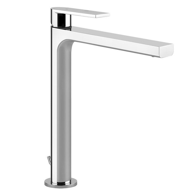 Gessi Waschbeckenmischer H. 30 cm, mit Ablauf und Anschlussflexschläuchen, mit Energieeinsparung, Chromoberfläche MANZONI 38604#031