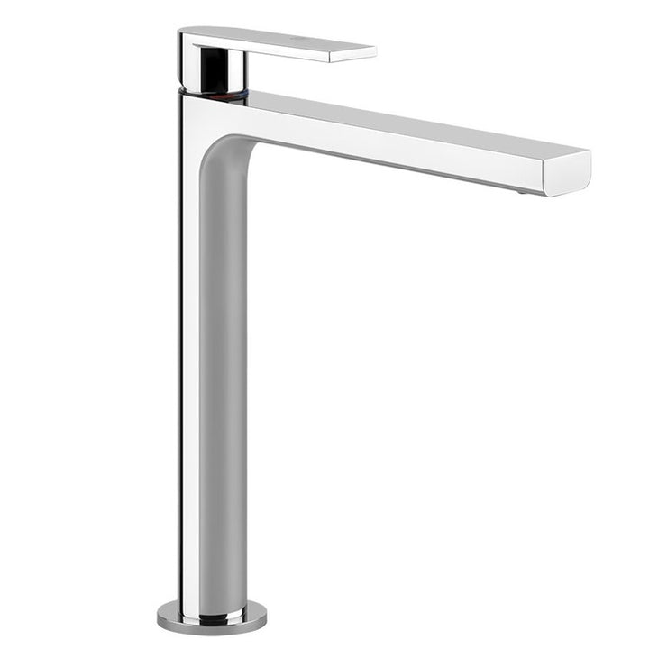 Gessi Waschtischmischer H. 30 cm, ohne Ablauf, mit Anschlussflexschläuchen, Chromoberfläche MANZONI 38609#031