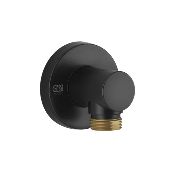 Gessi Emporio Dusche Wasseranschluss, Schwarz matt EMPORIO SHOWER 38769#299