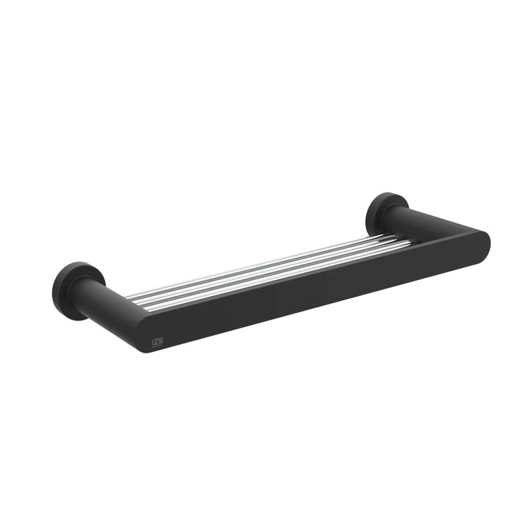 Gessi Wandregal L. 30 cm, Farbe schwarz, mattes Finish EMPORIO ACCESSORI 38945#299