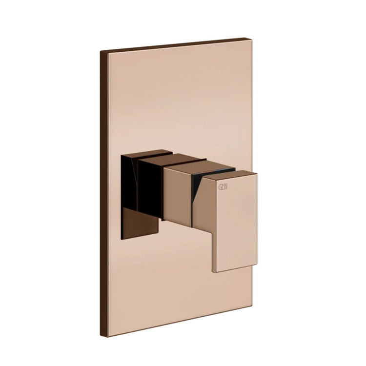 Gessi Wand-Duschmischer mit 1 Ausgang, ohne Unterputzkörper, Kupfer PVD Oberfläche SHOWER 44602#030