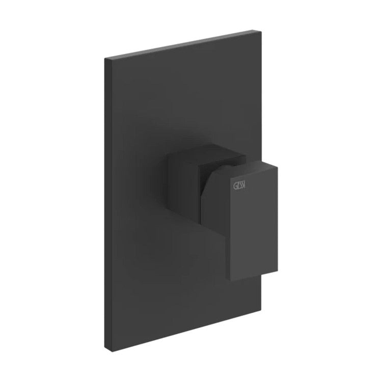Gessi Wand-Duschmischer 1 Ausgang, ohne Unterputzkörper, Farbe Schwarz matt SHOWER 44602#299