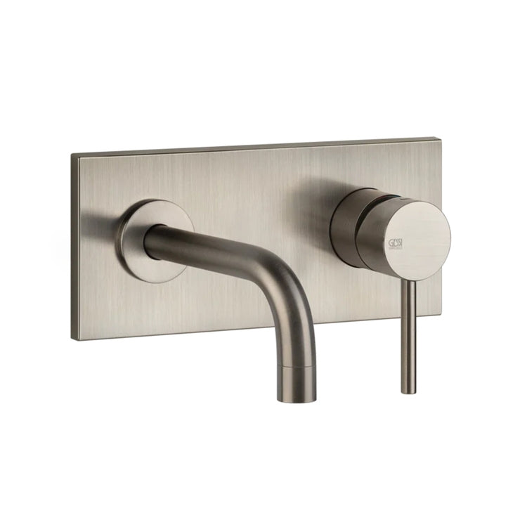 Gessi Wandmischer T. 16 cm, ohne Ablauf, Finish finox gebürstetes Nickel TORTONA 44823#149