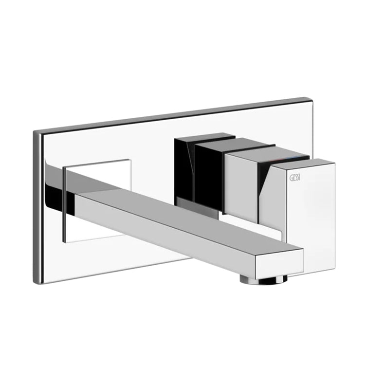 Gessi Wandmischer T. 22 cm, ohne Ablauf, Chromoberfläche RETTANGOLO 44836#031