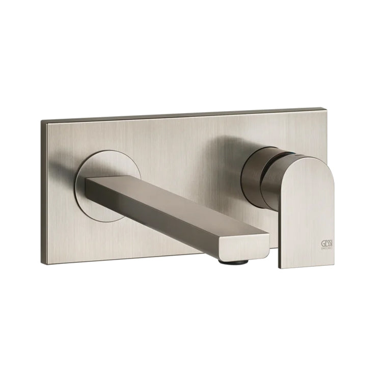 Gessi Wandmischer T. 15 cm, ohne Ablauf, ohne Einbaukörper, Oberfläche finox gebürstetes Nickel MANZONI 44893#149