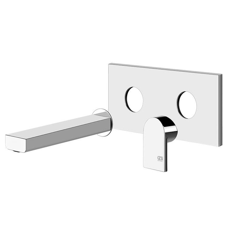 Gessi Wandmischer T. 15 cm, ohne Ablauf, ohne Einbaukörper, Chromfinish MANZONI 44893#031