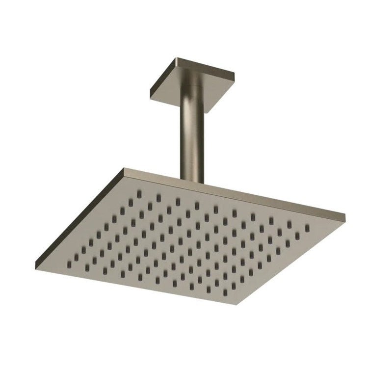 Gessi Duschkopf Kalkschutz für Dusche, deckenmontiert, verstellbar, Oberfläche Finox gebürstetes Nickel EMPORIO SHOWER 47290#149