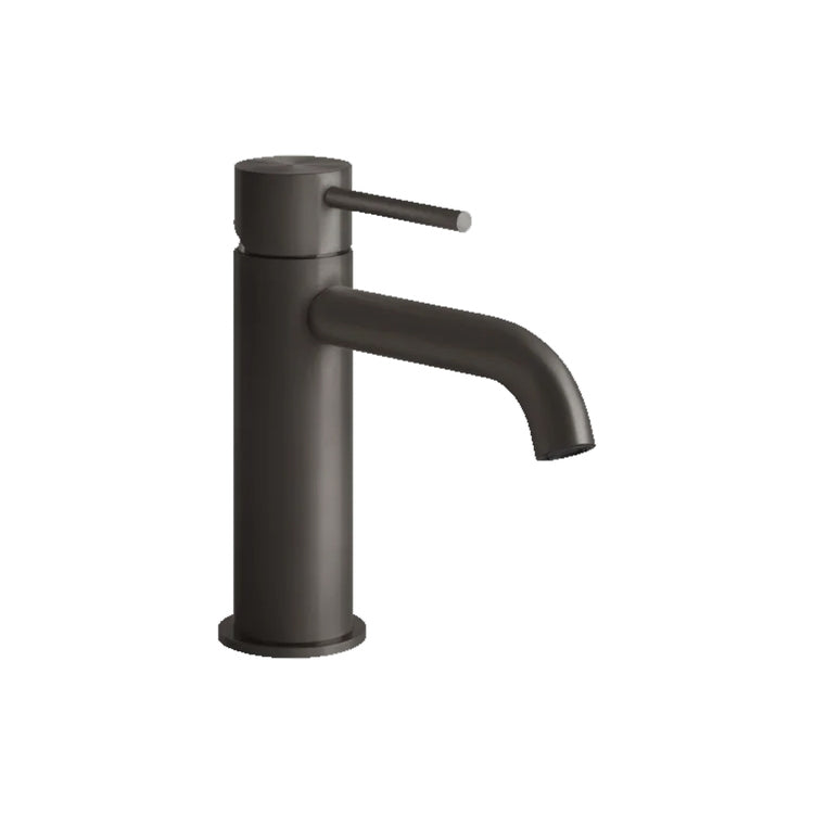 Gessi Waschtischarmatur, ohne Ablauf, mit Anschlussflexschläuchen, Oberfläche Black Metal Brushed PVD 316 FLESSA 54002#707