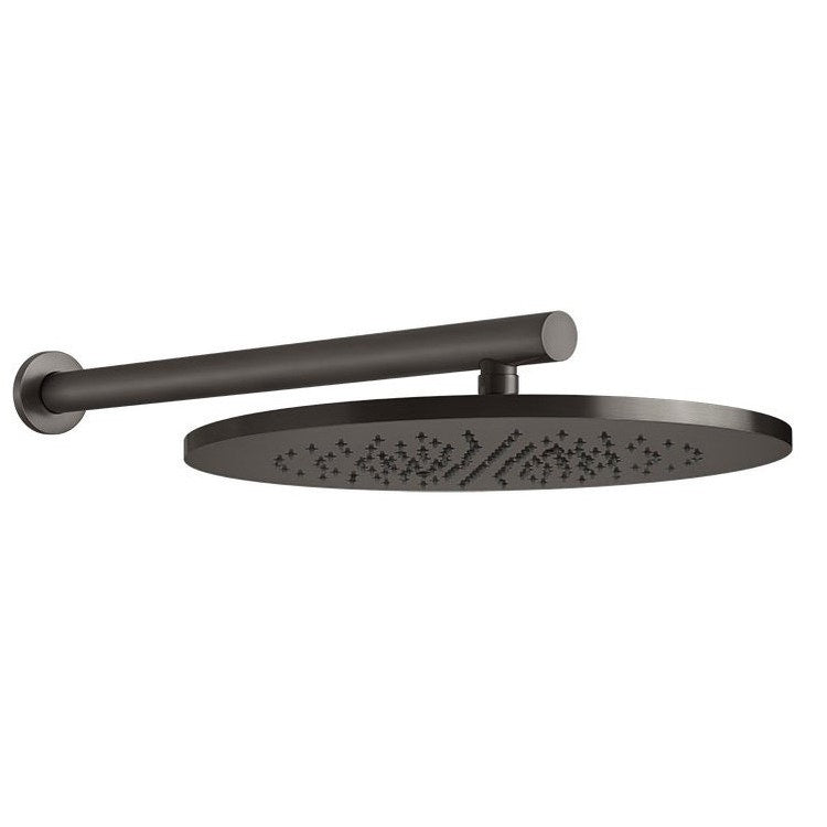 Gessi Wand-Duschkopf schwenkbar, Ø 35,5 cm, Oberfläche Black Metal Brushed PVD SHOWER 54148#707