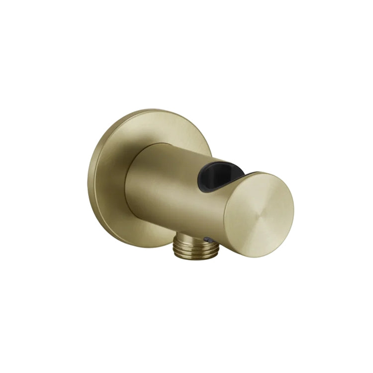 Gessi Wasseraufnahme mit Duschhalterung, Oberfläche gebürstetes Messing PVD 316 54161#727