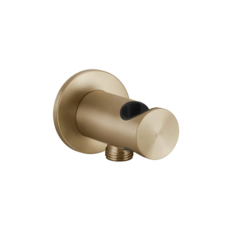 Gessi Wasseranschluss mit Brausehalter, Oberfläche warmbronze gebürstet PVD 316 54161#726