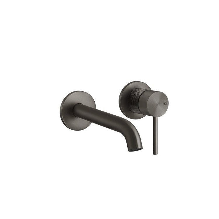 Gessi Wand-Waschtischmischer T. 16 cm, ohne Ablauf, Oberfläche Black Metal Brushed PVD 316 TRAME 54383#707