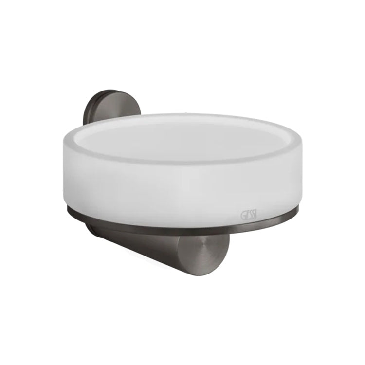 Gessi Wandseifenhalter weiß, Oberfläche Black Metal Brushed PVD 316 Accessories 54701#707