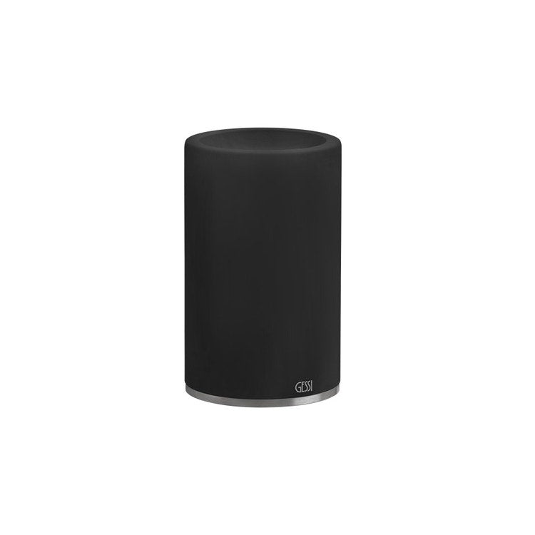 Gessi schwarzes Aufsatzglas, Oberfläche Steel Brushed 316 Accessories 54732#239