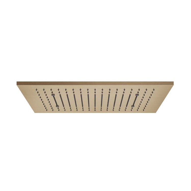 Gessi Abdeckungsplatte für ästhetische Veredelung für Duschkopf L. 50 T. 30 cm, Warm Bronze gebürstet PVD WELLNESS 57006#726