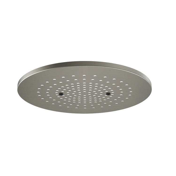Gessi Abdeckplatte Ästhetik für Duschkopf Ø350 mit Regen-Funktion, Stahl gebürstet Oberfläche WELLNESS 57018#239