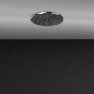 Gessi Deckenbrausesystem Ø350 mit Regen-Funktion, zu ergänzen mit ästhetischer Abdeckung WELLNESS 57803#238