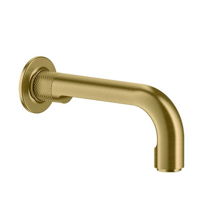 Gessi Wandmontiertes Becken mit Ablauf, Gold Brushed PVD-Finish INCISO 58103#716