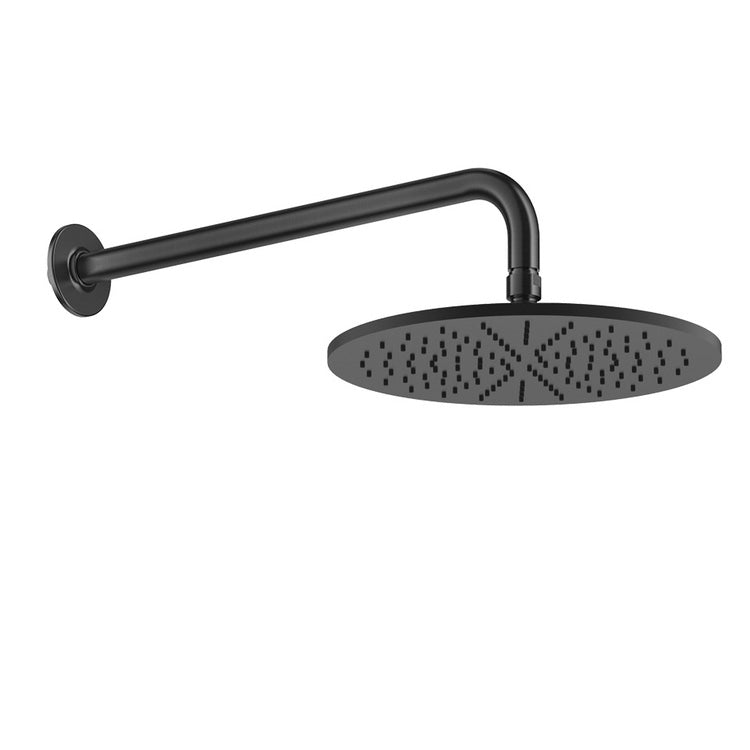 Gessi Duschkopf Ø 30cm mit Anti-Kalk-Beschichtung, an der Wand montierbar und verstellbar, Oberfläche gebürstetes Messing PVD INCISO 58248#727