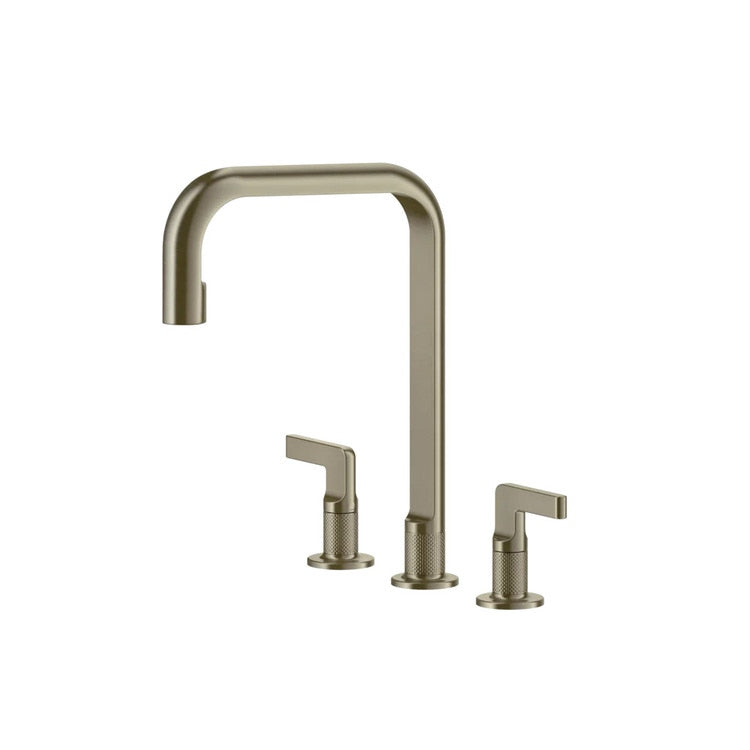 Gessi Wasserhahn mit 3 Löchern, mit schwenkbarem Auslauf, Finox INCISO 58701#149
