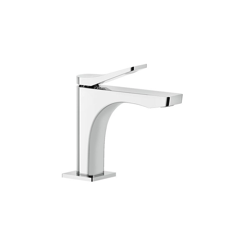 Gessi Waschtischmischer H. 15 cm, ohne Ablauf, mit Anschlussflexschläuchen, 25-mm-Kartusche, Chromoberfläche RILIEVO 59002#031