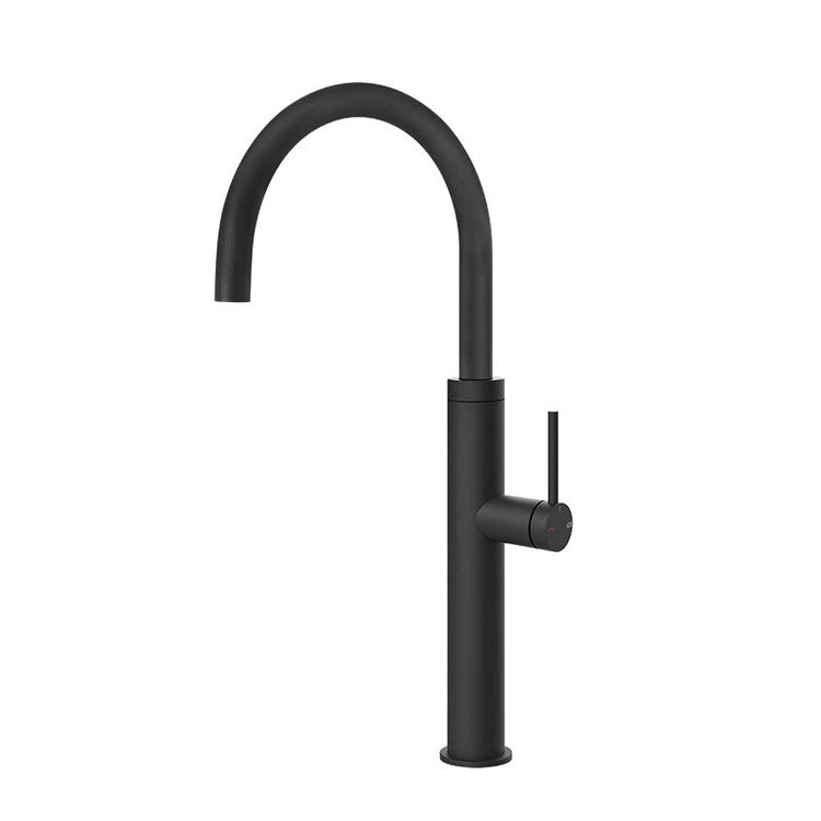 Gessi Einhandmischer H. 47 cm, mit drehbarem Auslauf, Schwarz matt 316 60016#299