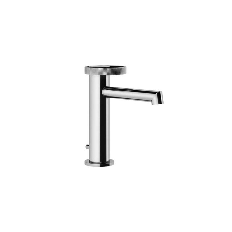 Gessi Ring Waschtischmischer H. 17 cm mit Ablauf und Anschlussflexschläuchen, Chromoberfläche ANELLO 63301#031