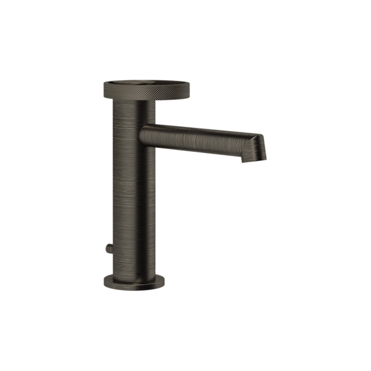 Gessi Waschtischarmatur H. 17 cm mit Ablauf, mit Anschlussflexschläuchen, Oberfläche aged bronze ANELLO 63301#187