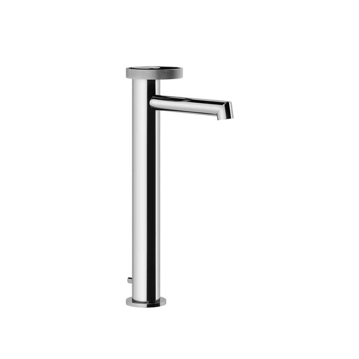 Gessi Waschtischmischer H. 32 cm, mit Ablauf und Anschlussflexschläuchen, verchromt ANELLO 63303#031