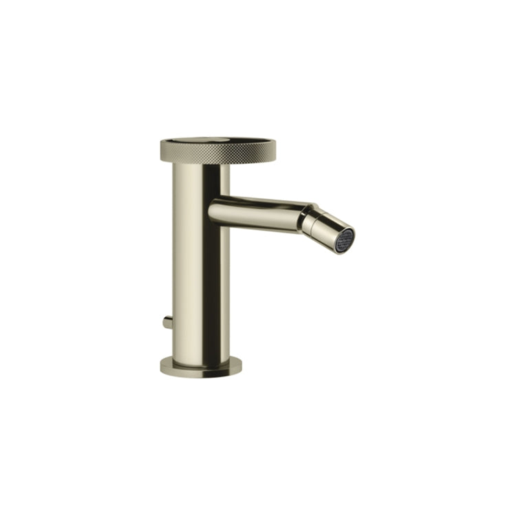 Gessi Bidetmischer mit Anschlussflex, Nickel PVD Oberfläche ANELLO 63307#720