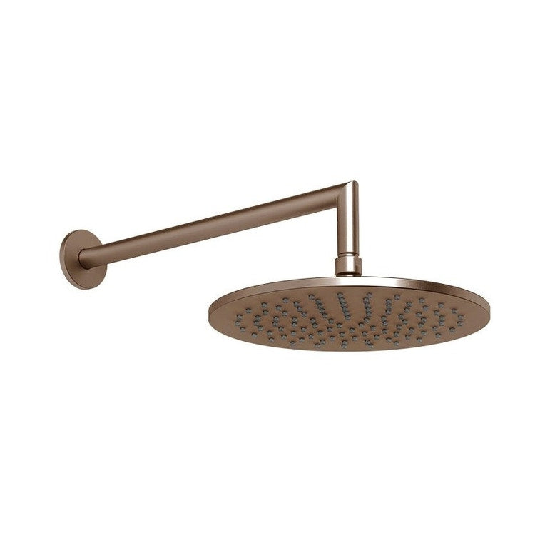 Gessi Wandmontierter, schwenkbarer Duschkopf, Ø 25 cm, Oberfläche Copper Brushed PVD SHOWER 63348#708