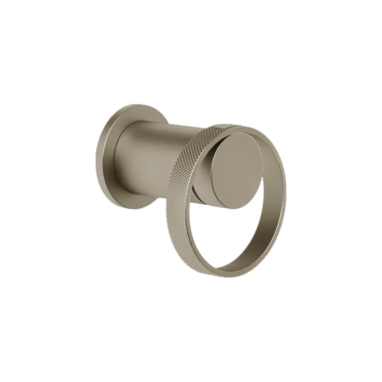 Gessi Wandmischer mit 1 Ausgang, ohne Einbaukörper, Oberfläche Finox gebürstetes Nickel ANELLO 63361#149