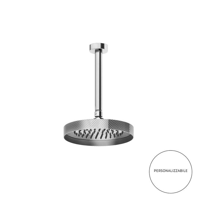 Gessi Deckenbrause mit anpassbarer Armhöhe, Ø 21 cm, Chromfinish SHOWER DIAMANTATO 63450#031