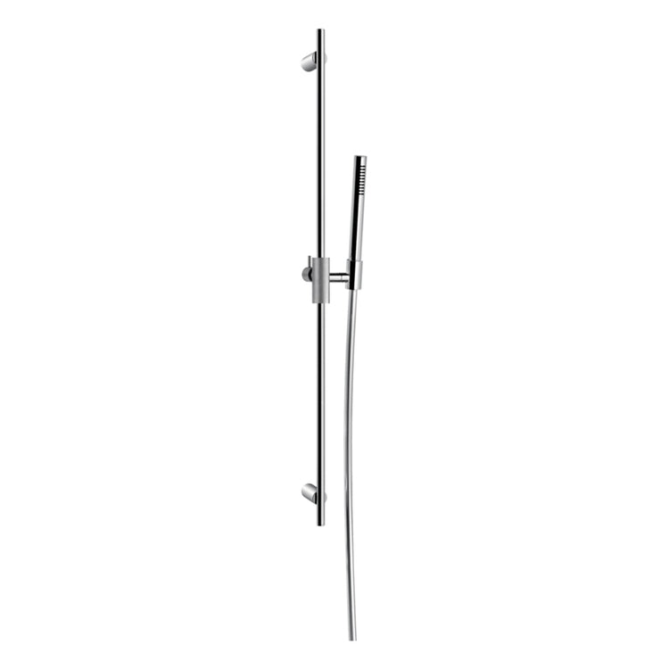Gessi Duschstange mit entkalkbarer Handbrause und 150 cm Schlauch, Chromoberfläche SHOWER 63484#031